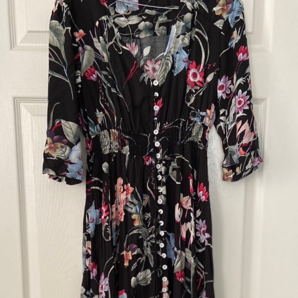 Women’s floral large maxi dress